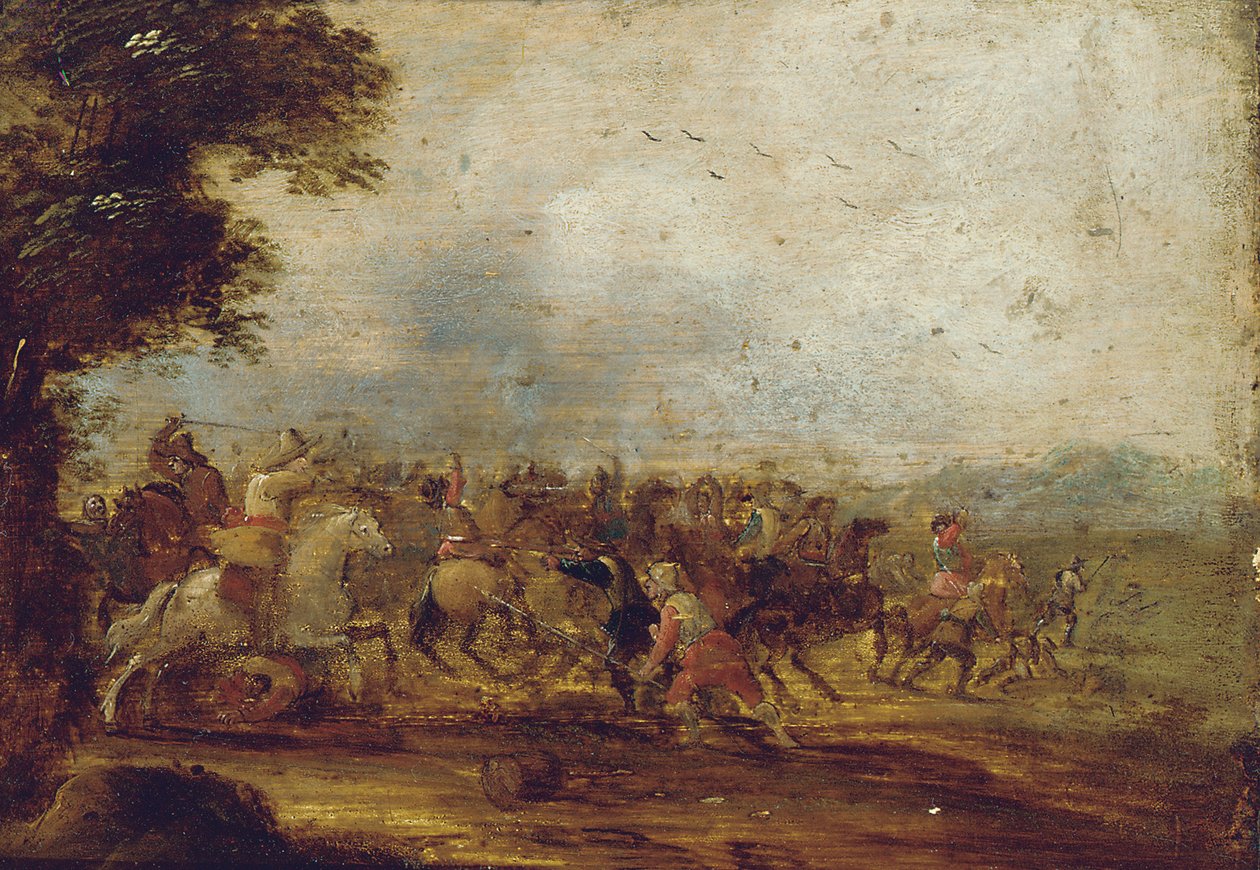 Bir süvari nişanı by Palamedes Palamedesz