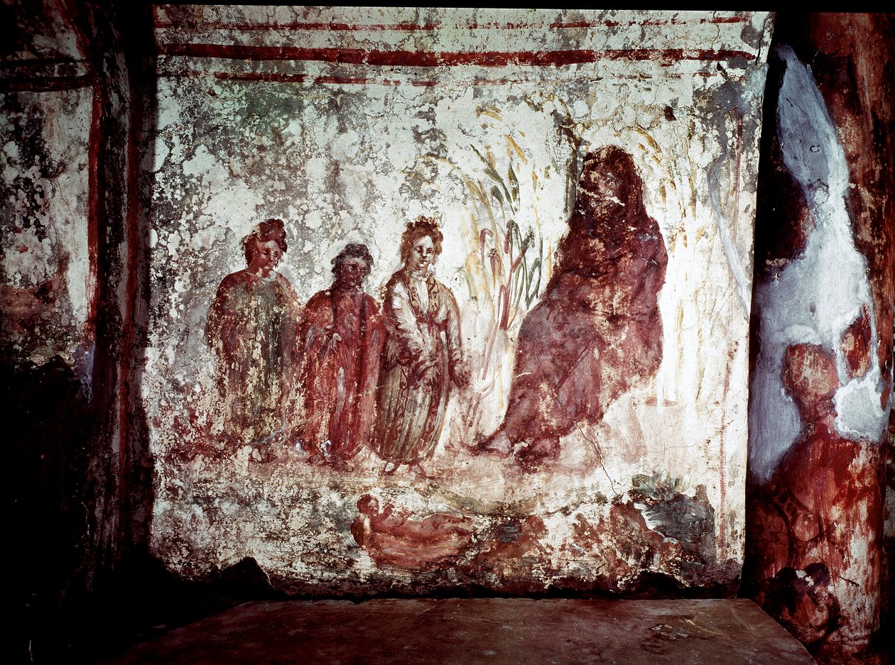 Paleochretian sanatı (antik Roma dönemi): Musa, Firavun