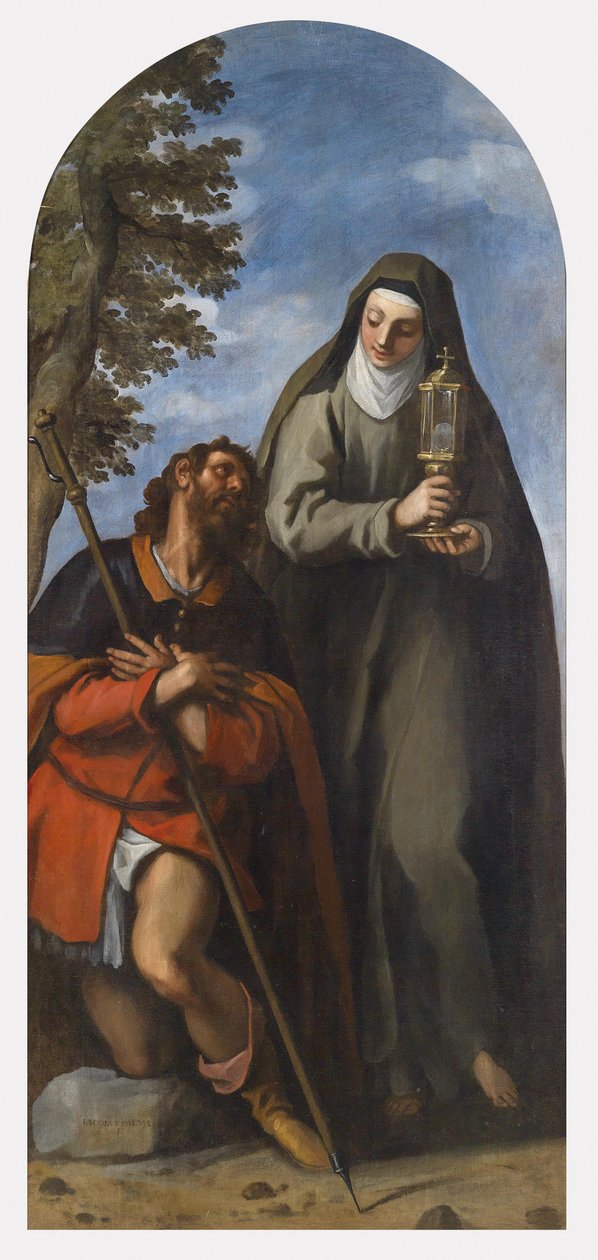 Aziz Roch ve Clare by Palma Il Giovane