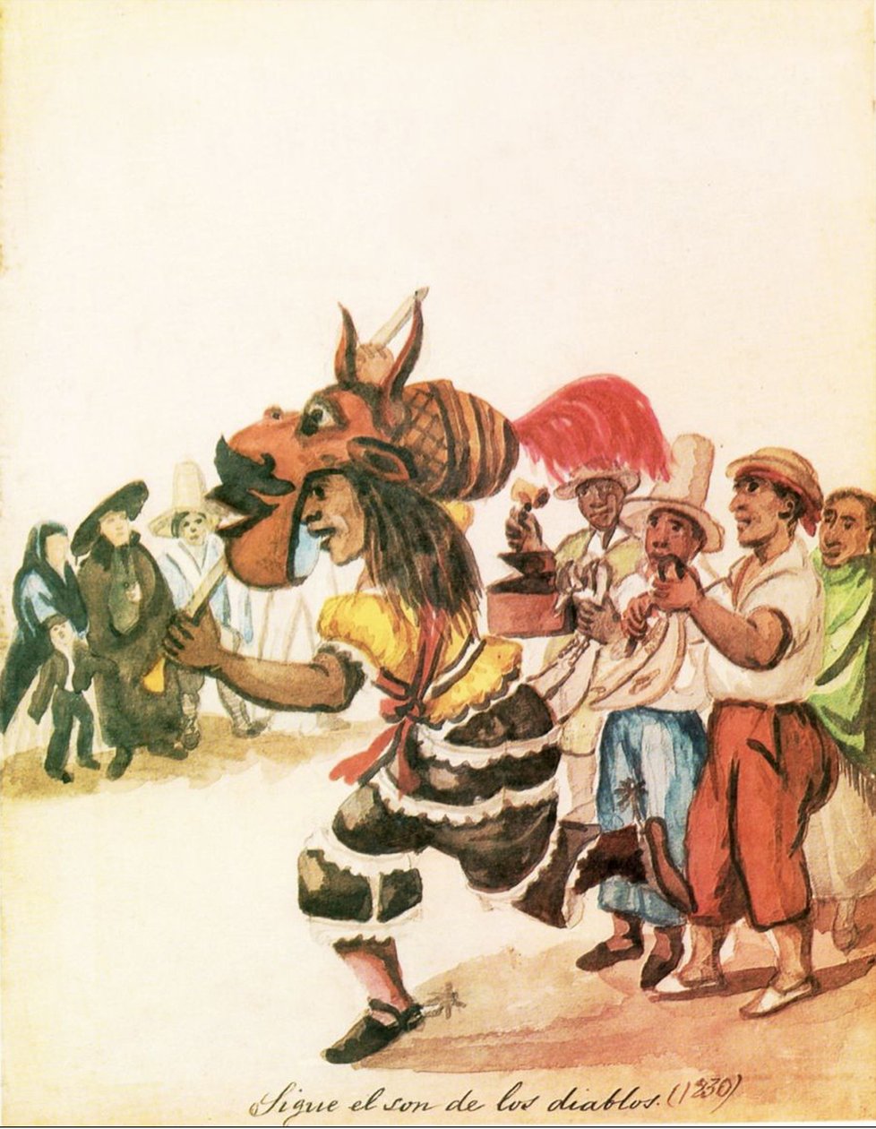 Pancho Fierro tarafından suluboya by Pancho Fierro