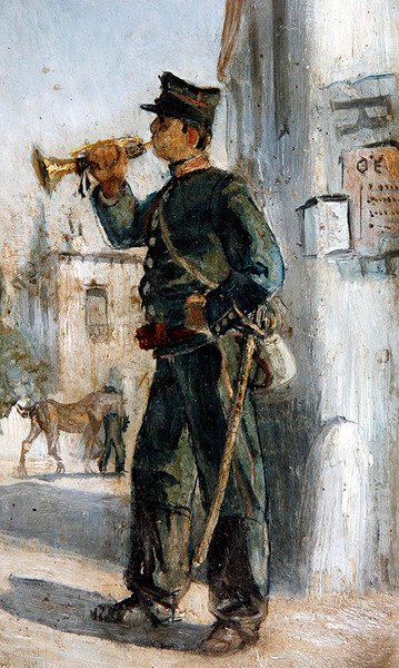 Askeri Üniformalar, 5 kişilik koleksiyon (gemide yağ) (ayrıca bkz. 349159-60 ve 349162-63) by Panos Aravantinos