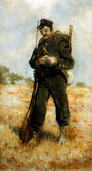 Askeri Üniformalar, 5 kişilik koleksiyon (gemide yağ) (ayrıca bkz. 349159-62) by Panos Aravantinos