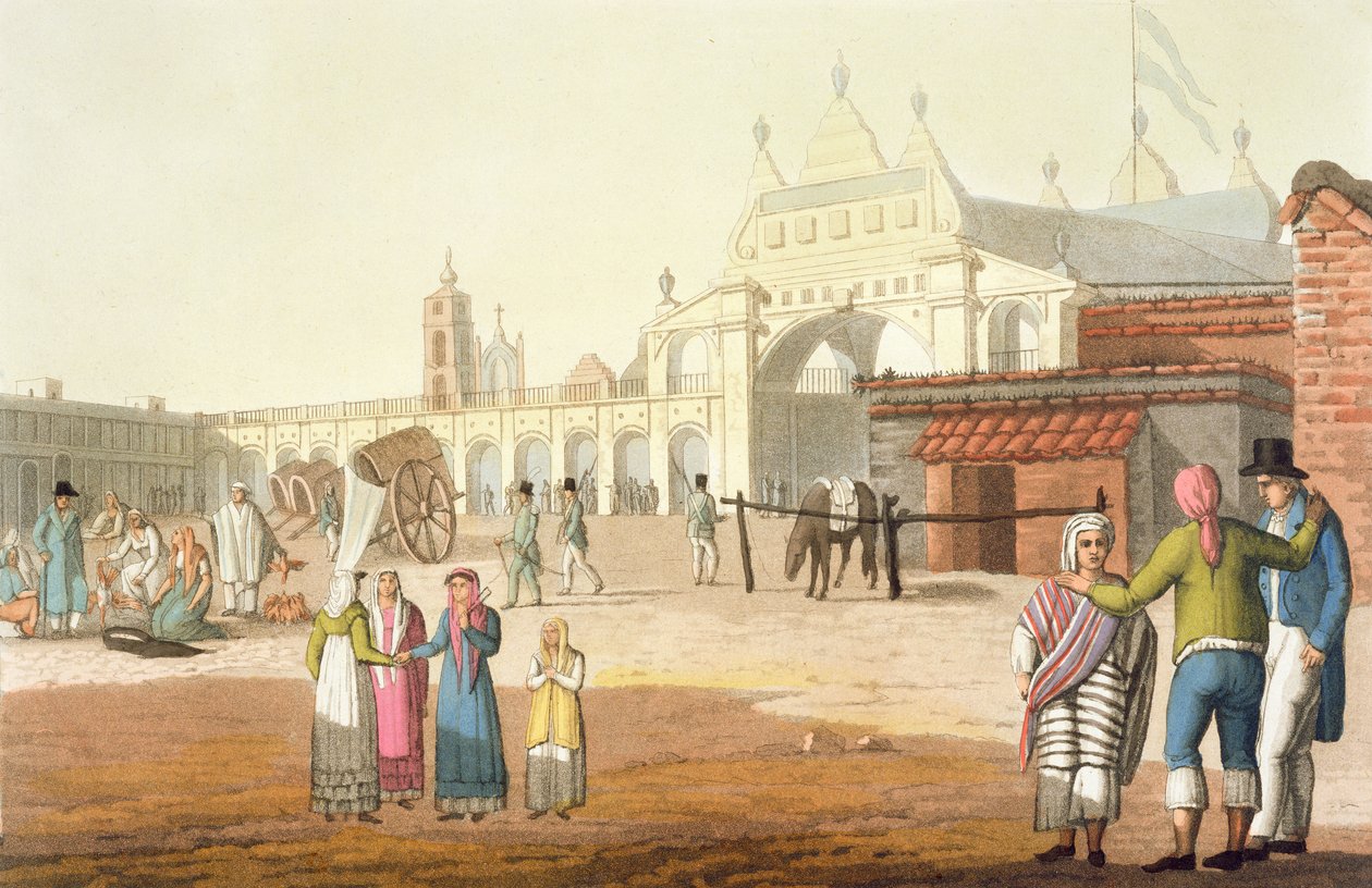 Piazza del Mercato, Buenos Aires, Arjantin, 