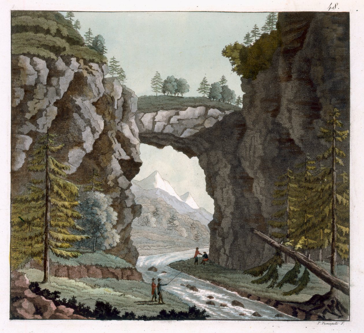 The Rock Bridge, Virginia, 