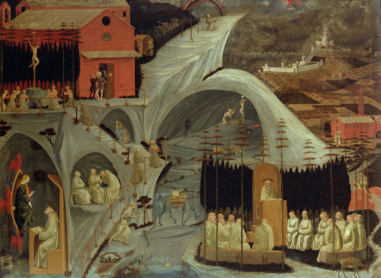 Thebaid, c.1460 by Paolo Uccello
