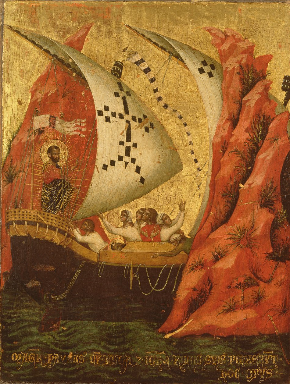 Pala Feriale Panosundan San Marco'nun Görünüşü, 1345 (panelde tempera) by Paolo Veneziano