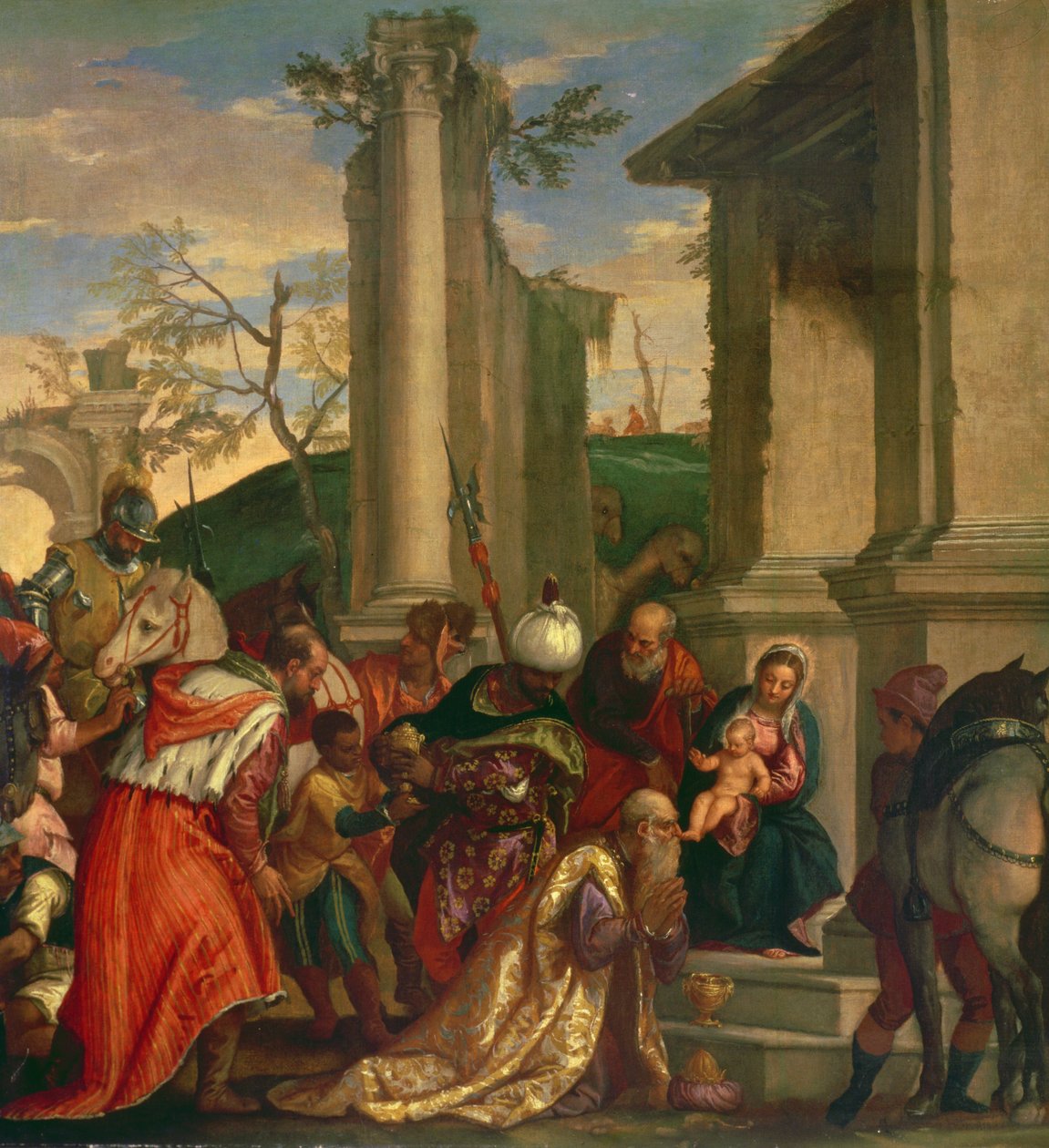 Kralların hayranlığı by Paolo Veronese