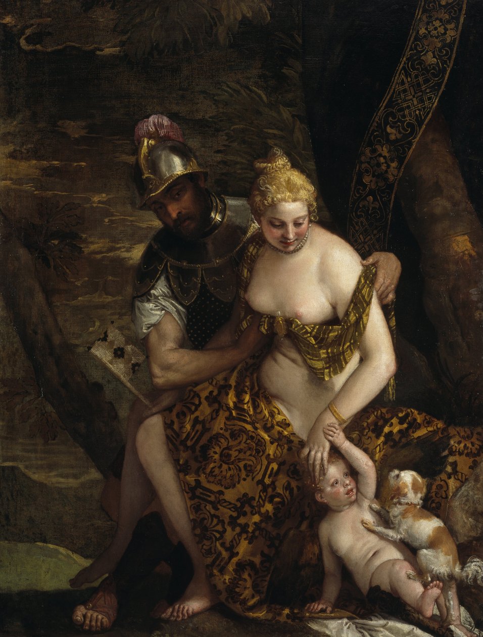 Mars, Venüs ve Aşk Tanrısı by Paolo Veronese