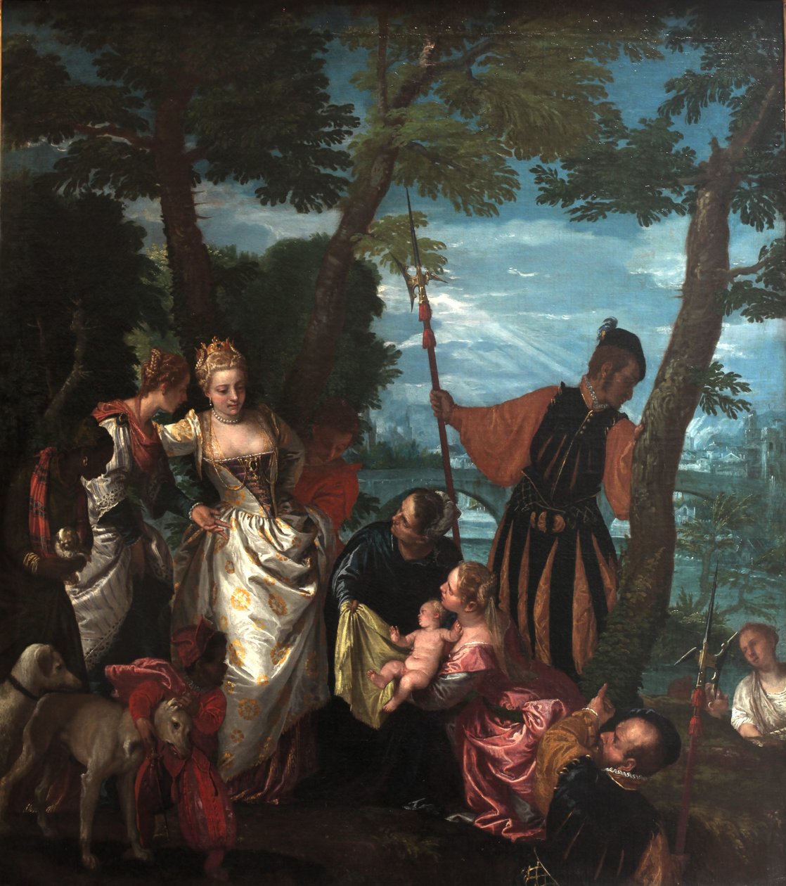 Musa sulardan kurtardı by Paolo Veronese