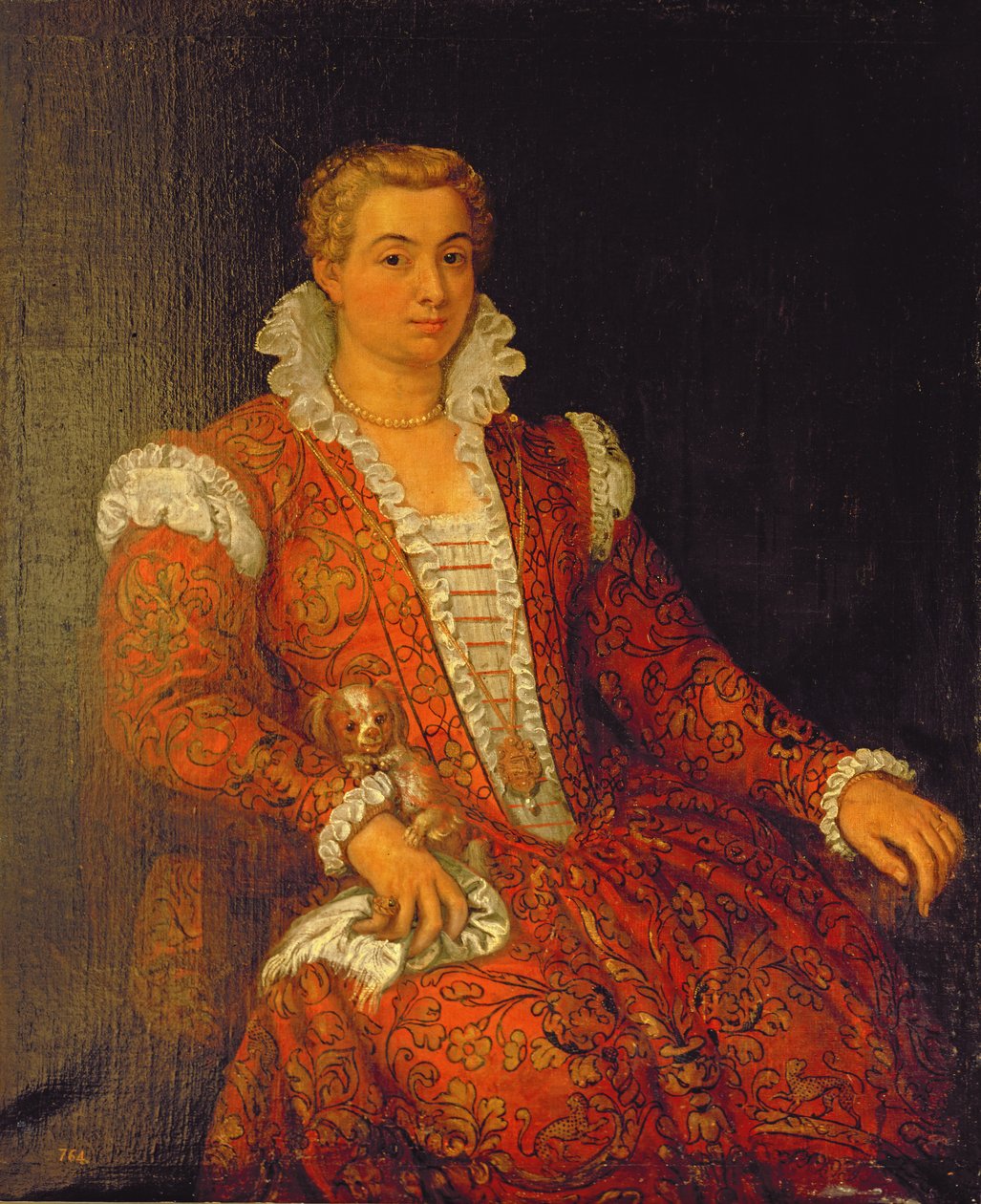 Portrenin Livia Colonna olduğu tahmin ediliyor (d.1552) by Paolo Veronese