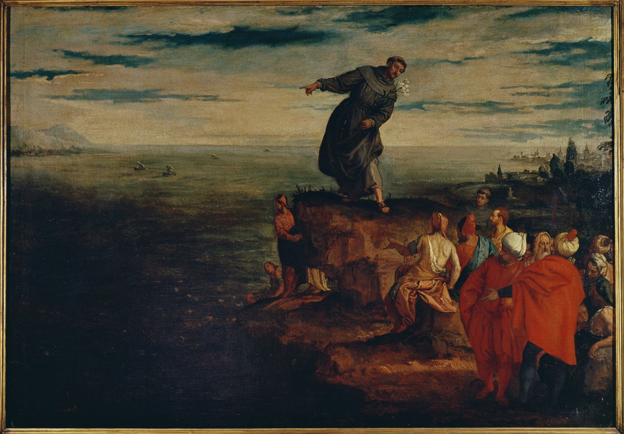 Aziz Anthony Balığa Vaaz Eder, 1580 dolayları by Paolo Veronese