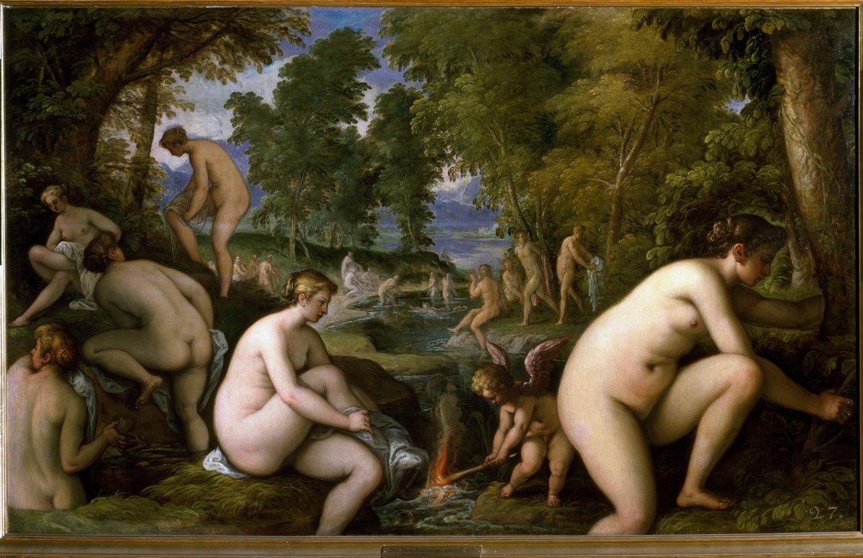 Amore letheo (Çıplak kadınlar banyo yapıyor) (Resim by Paolo  Fiammingo