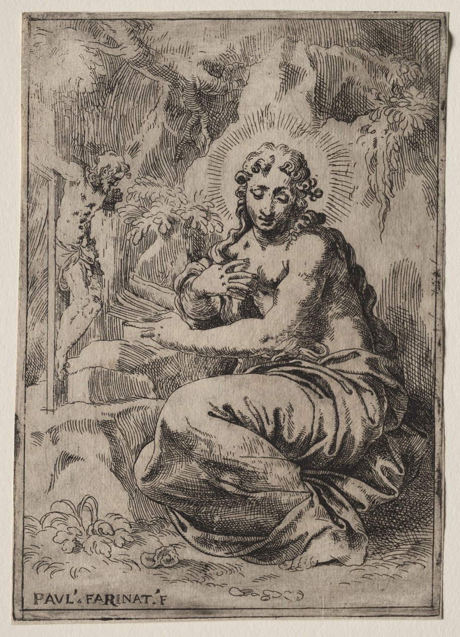 Magdalen, 16. yüzyılın sonlarında. by Paolo Farinati