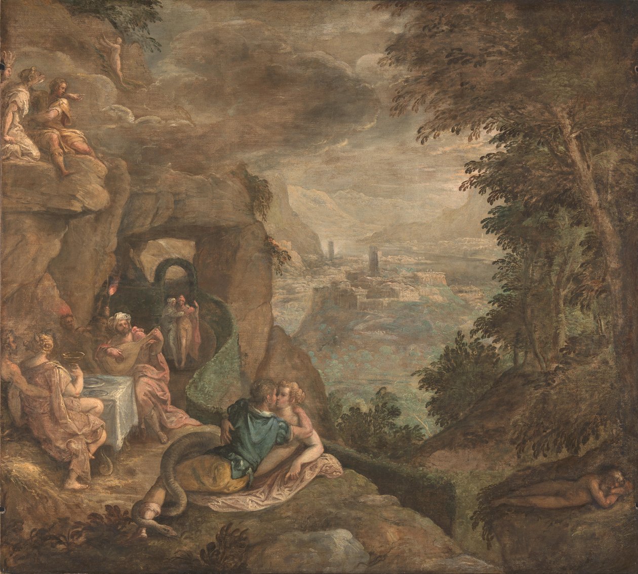 Büyülü Manzara, 1590 civarı by Paolo Fiammingo