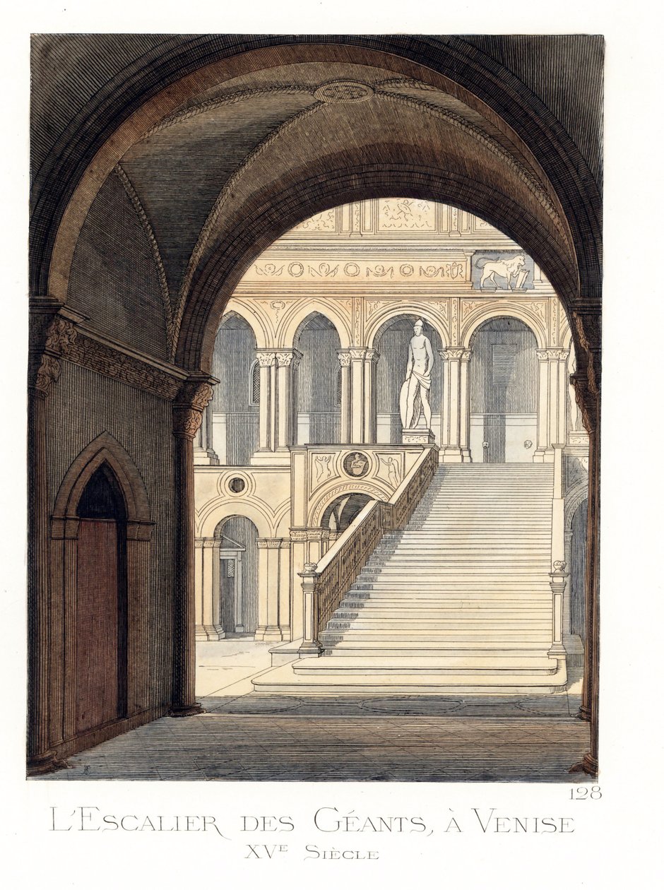 Doge Sarayı'nın Devler Merdiveni, Venedik'te (İtalya) by Paolo Mercuri
