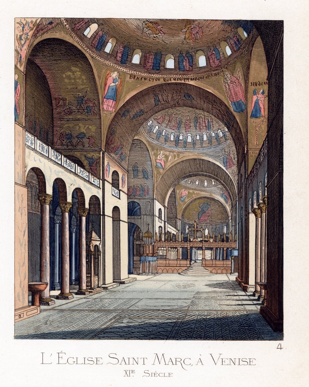 Venedik'teki San Marco Bazilikası'nın içi (İtalya) by Paolo Mercuri