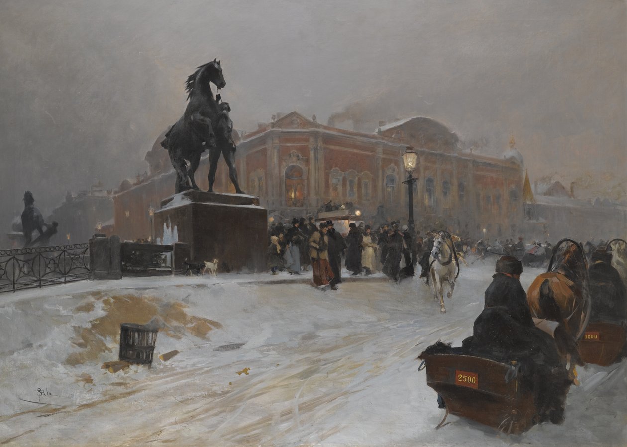 Alacakaranlıkta Nevsky Prospekt