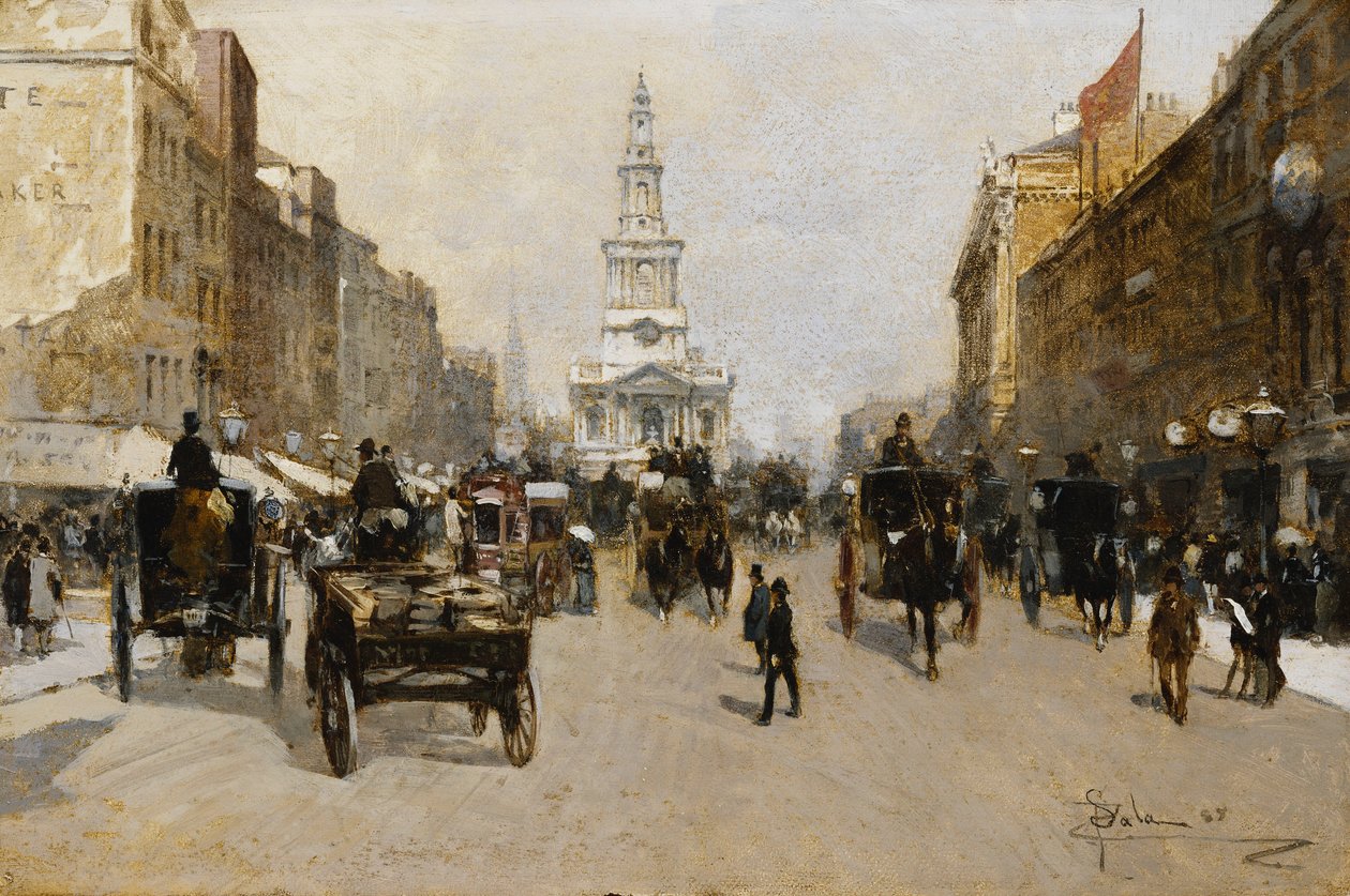 Strand, Londra, 1888 by Paolo Sala