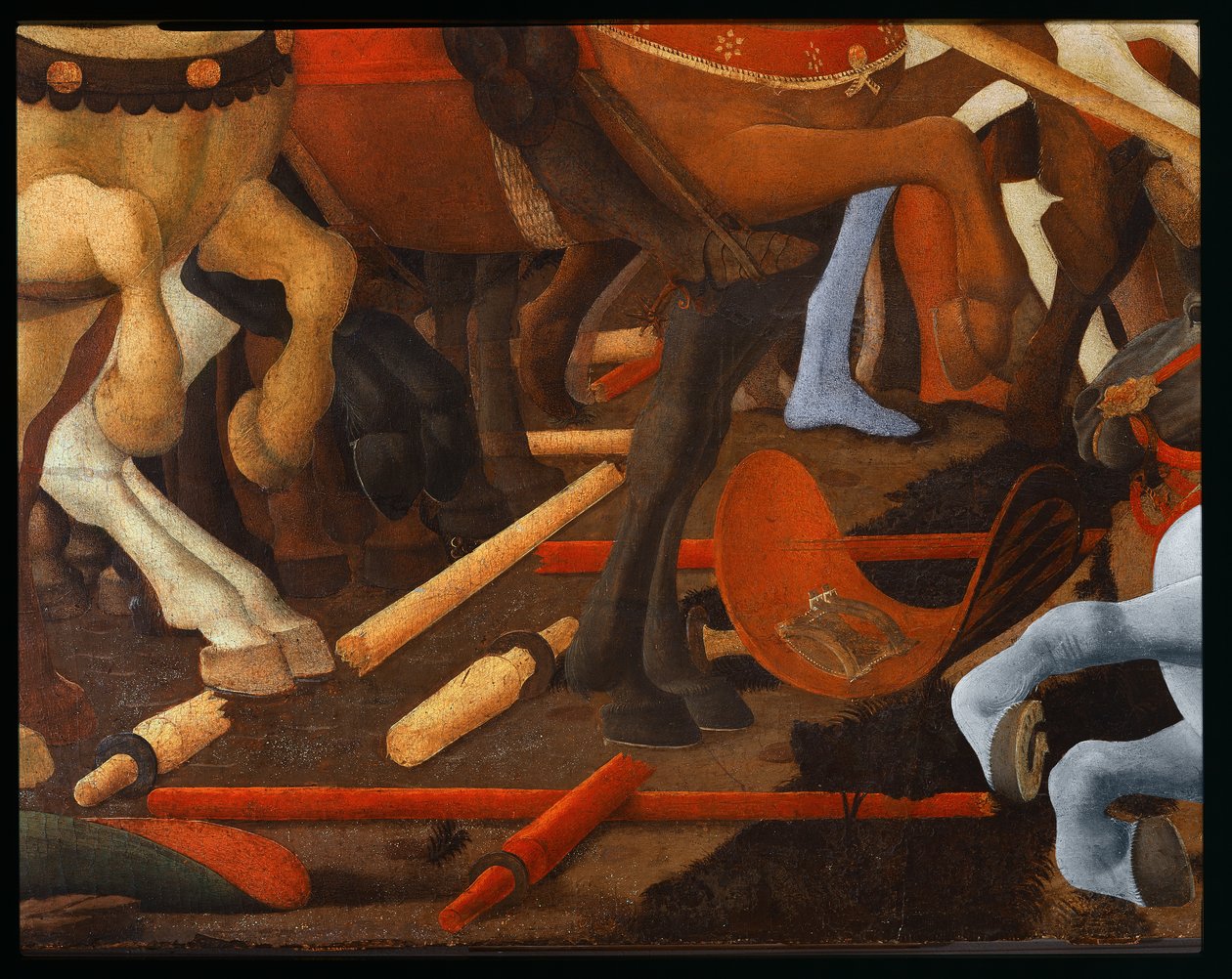 San Romano Savaşı, detay by Paolo Uccello