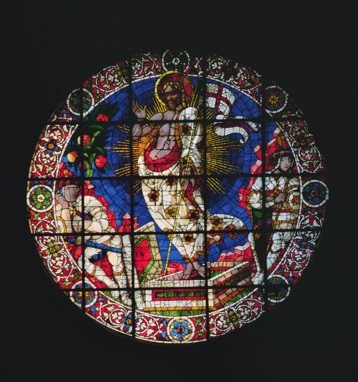 Dirilişi tasvir eden Oculus, 1443 by Paolo Uccello