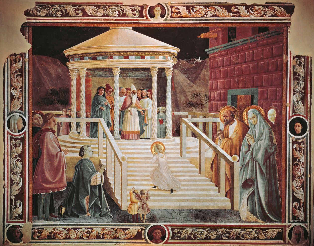 Meryem'in tapınakta sunumu, Paolo Uccello (1397-1475), Prato Katedrali by Paolo Uccello