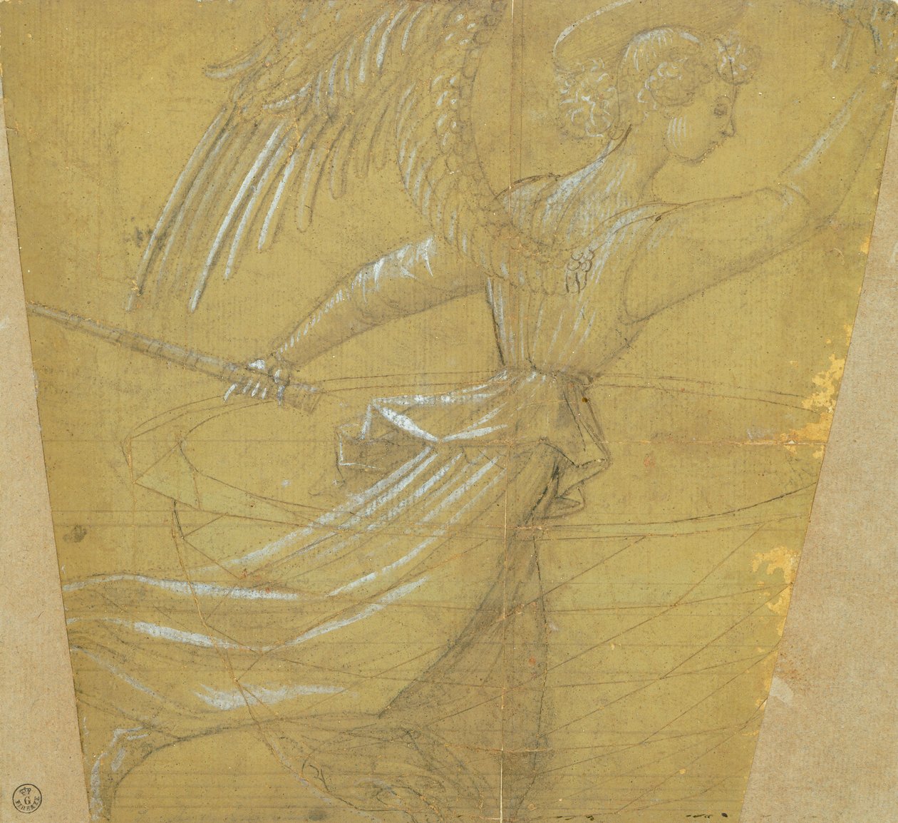 Melek ile kadeh çalışması by Paolo Uccello