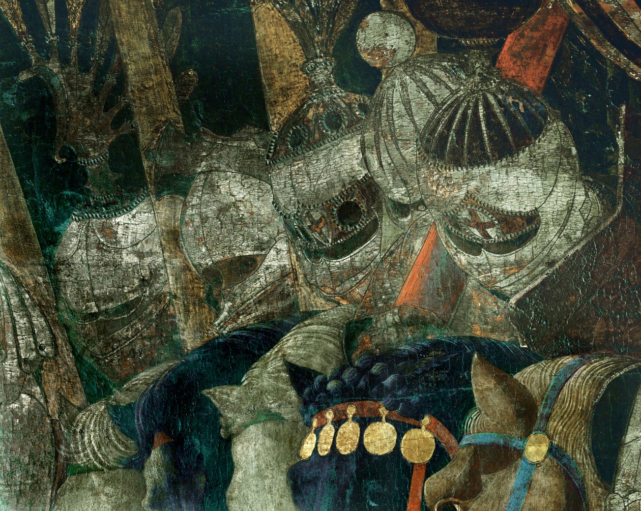 Floransa ve Siena arasında 1432 yılında gerçekleşen San Romano Savaşı ... by Paolo Uccello