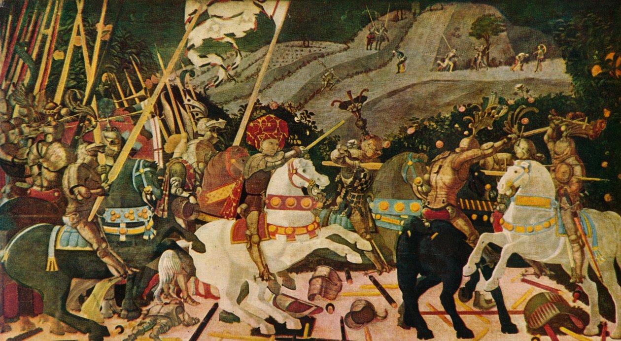 San Romano Savaşı, c1438, 1909 by Paolo Uccello