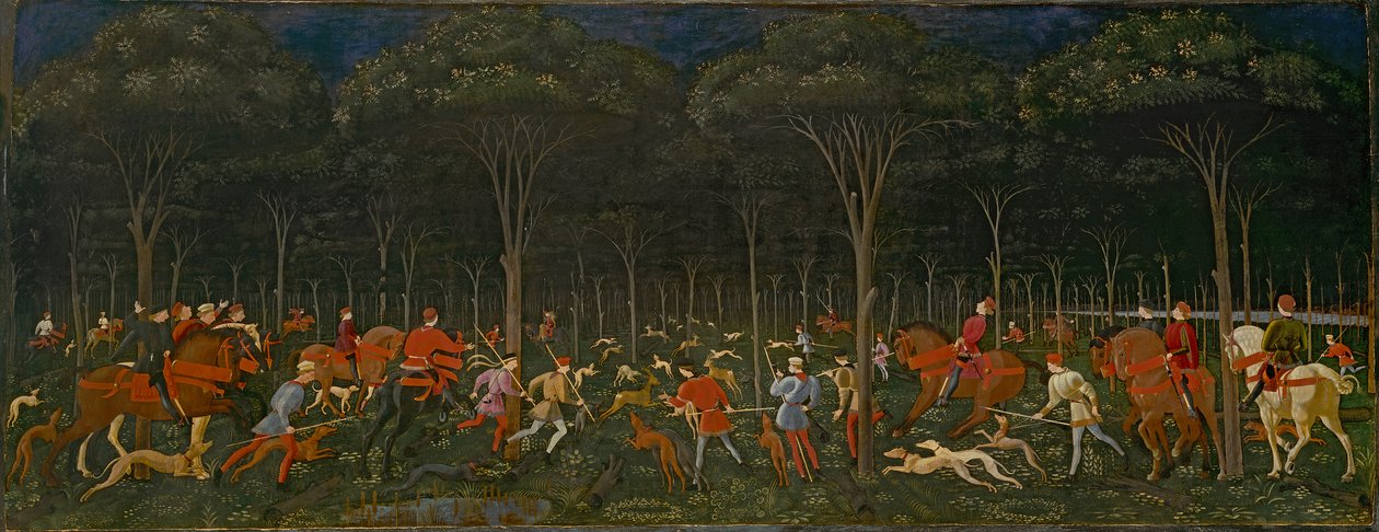 Ormandaki Av, c.1465-70 by Paolo Uccello