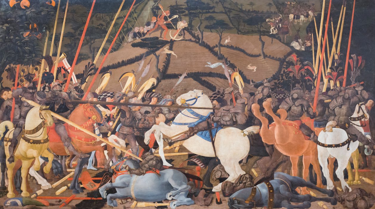 San Romano savaşı by Paolo Uccello