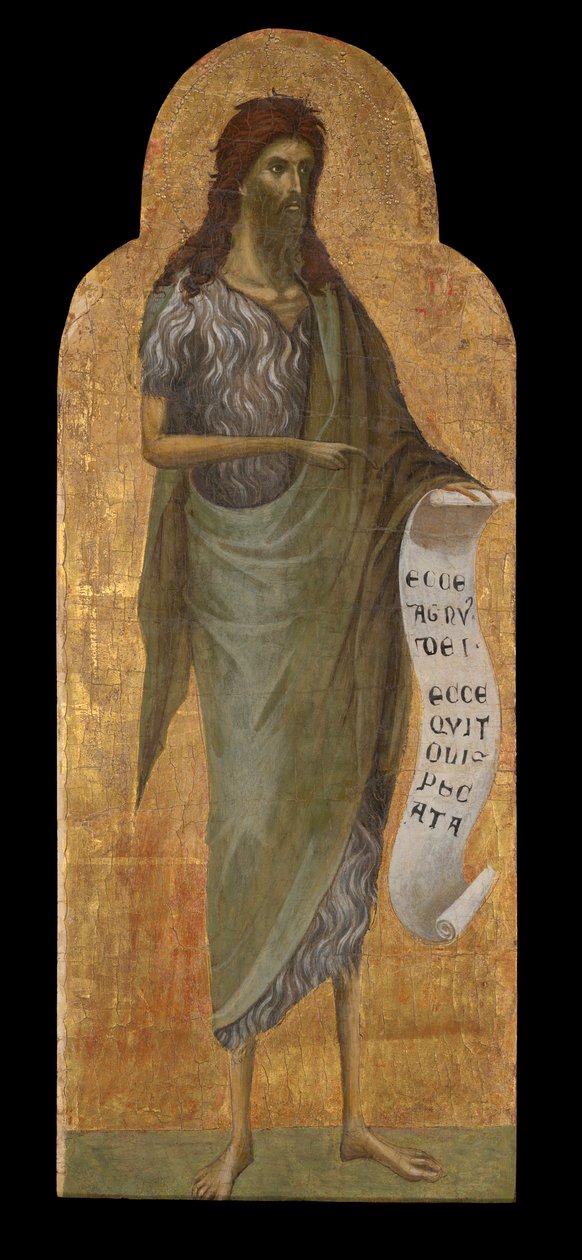 Aziz Mary Magdalene ve Vaftizci Yahya by Paolo Veneziano