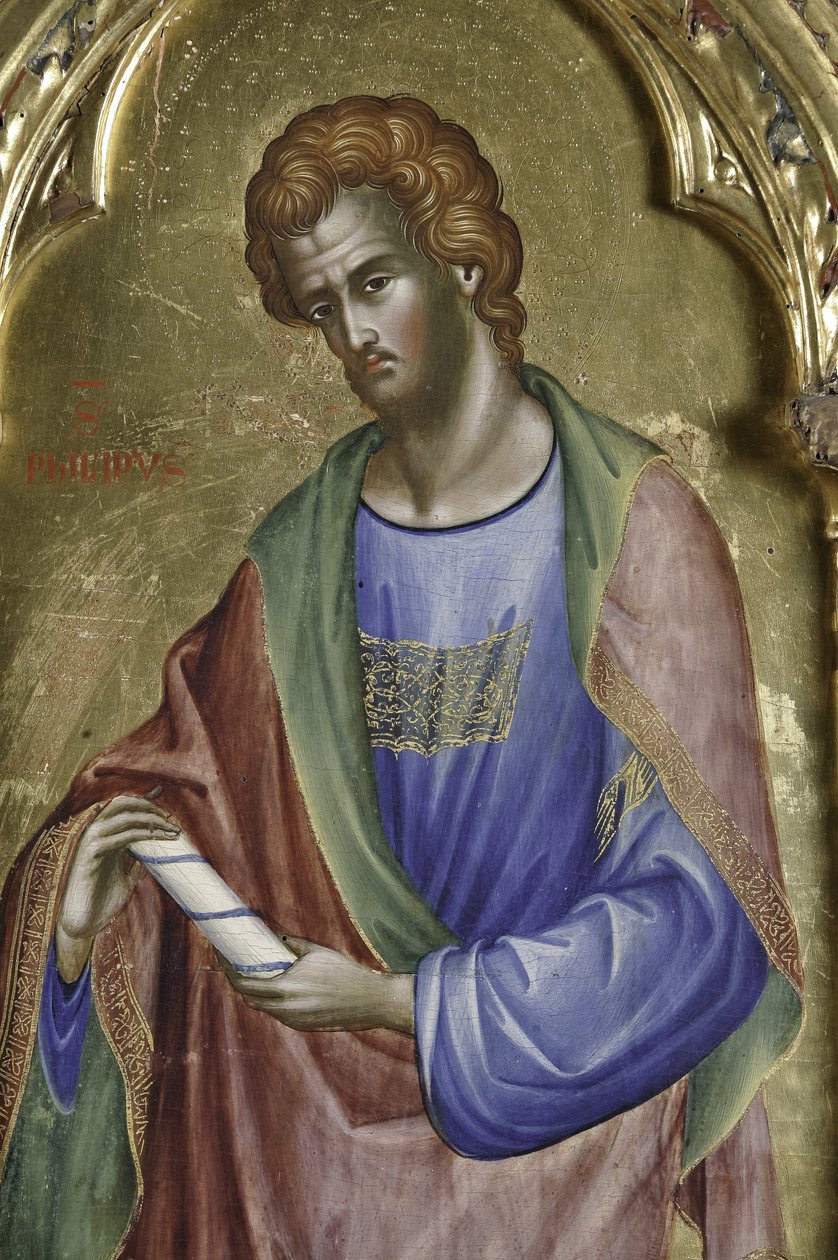St. Philip, Azizler ile 1630085 Polyptych detayı by Paolo Veneziano