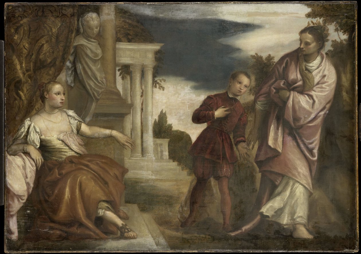 Erdem ve Tutku arasındaki seçim by Paolo Veronese (follower of)