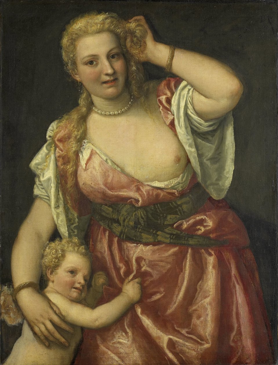 Venüs ve Aşk Tanrısı by Paolo Veronese (workshop of)