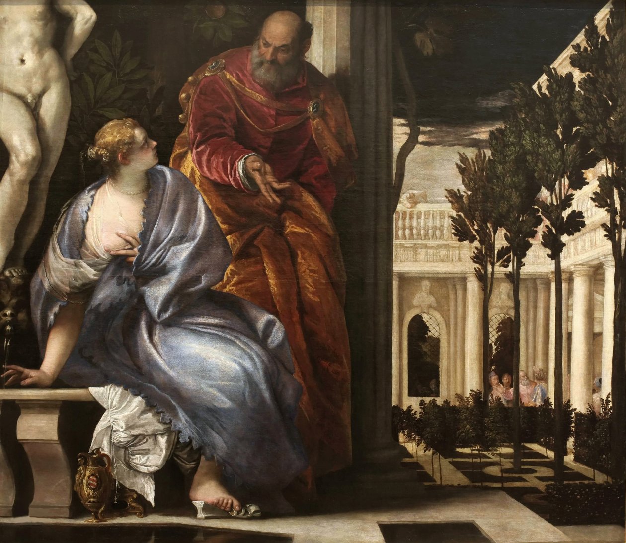 Bathsheba, Her Bath, yaklaşık. 1575. by Paolo Veronese