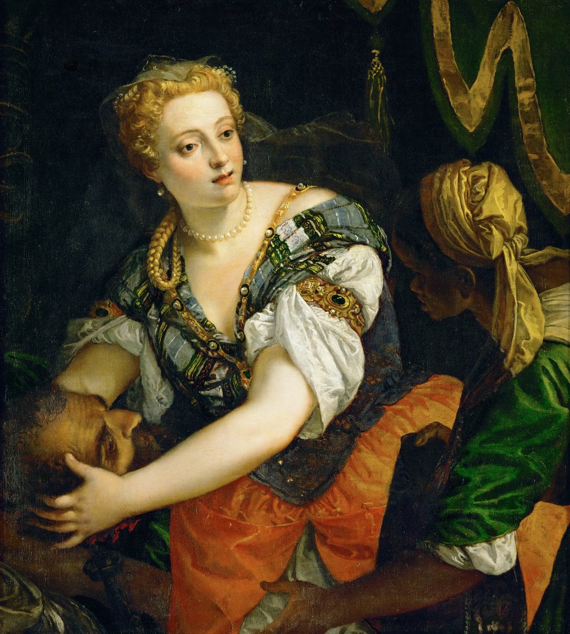 Holofernes Başkanı ile Judith by Paolo Veronese