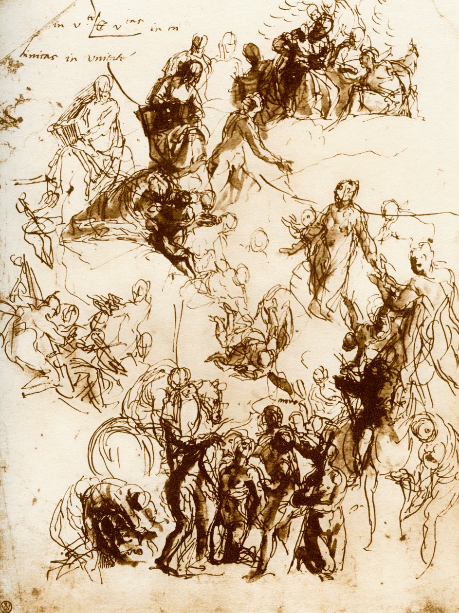 Aziz George Şehitliği için Taslak, 1913. by Paolo Veronese