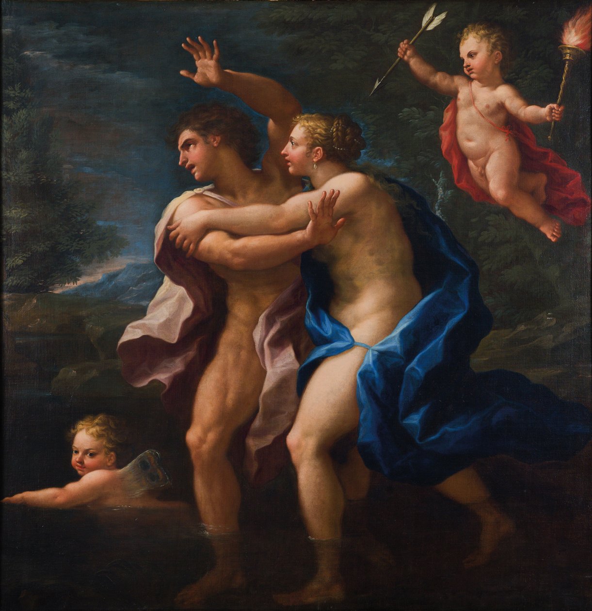 Salmakis ve Hermafrodit. by Paolo de Matteis