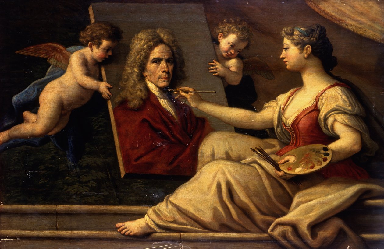 Bir Sanat Alegorisi by Paolo di Matteis