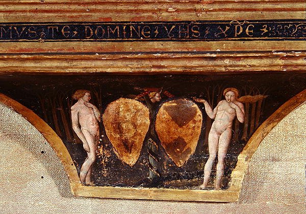 Adem ve Havva, The Virgin of Humility with Angels and Saints