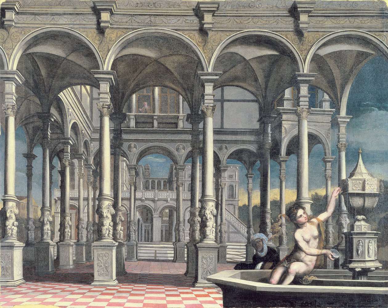 David and Bathsheba  by Paris Bordone