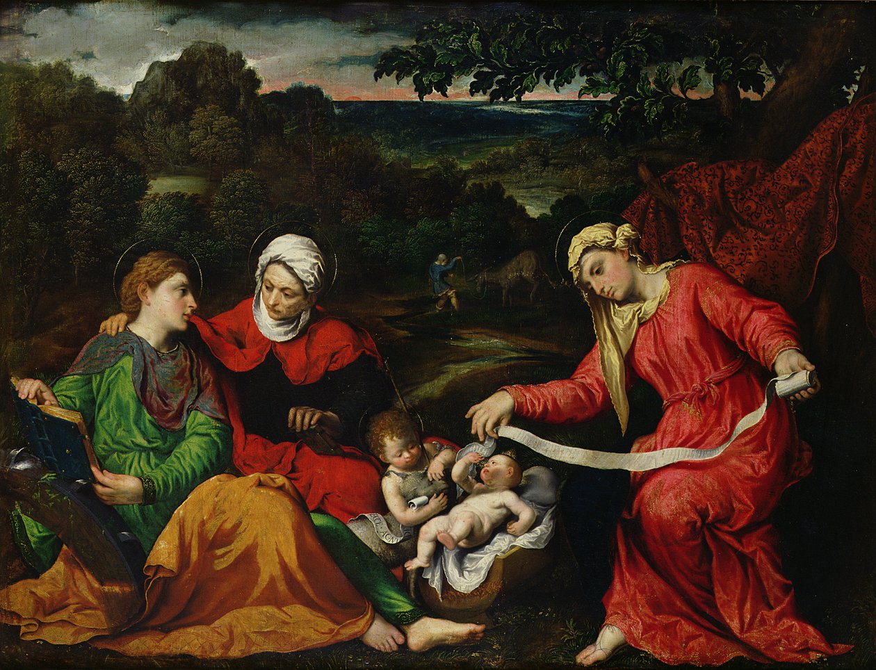 Vaftizci Yahya, Aziz Elizabeth ve Aziz Catherine c.1545 ile Mısır