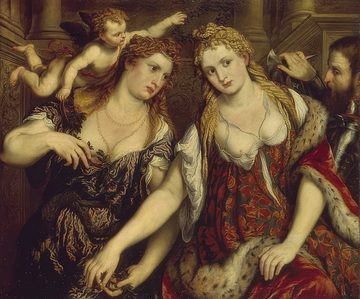 Flora, Venüs, Mars ve Aşk Tanrısı. 1550