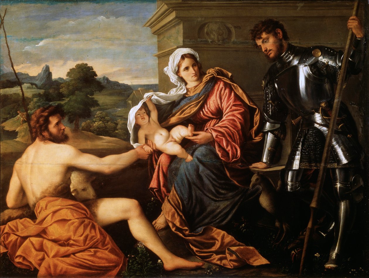 Madonna ve Çocuk, Vaftizci Yahya ve Aziz George, 1530