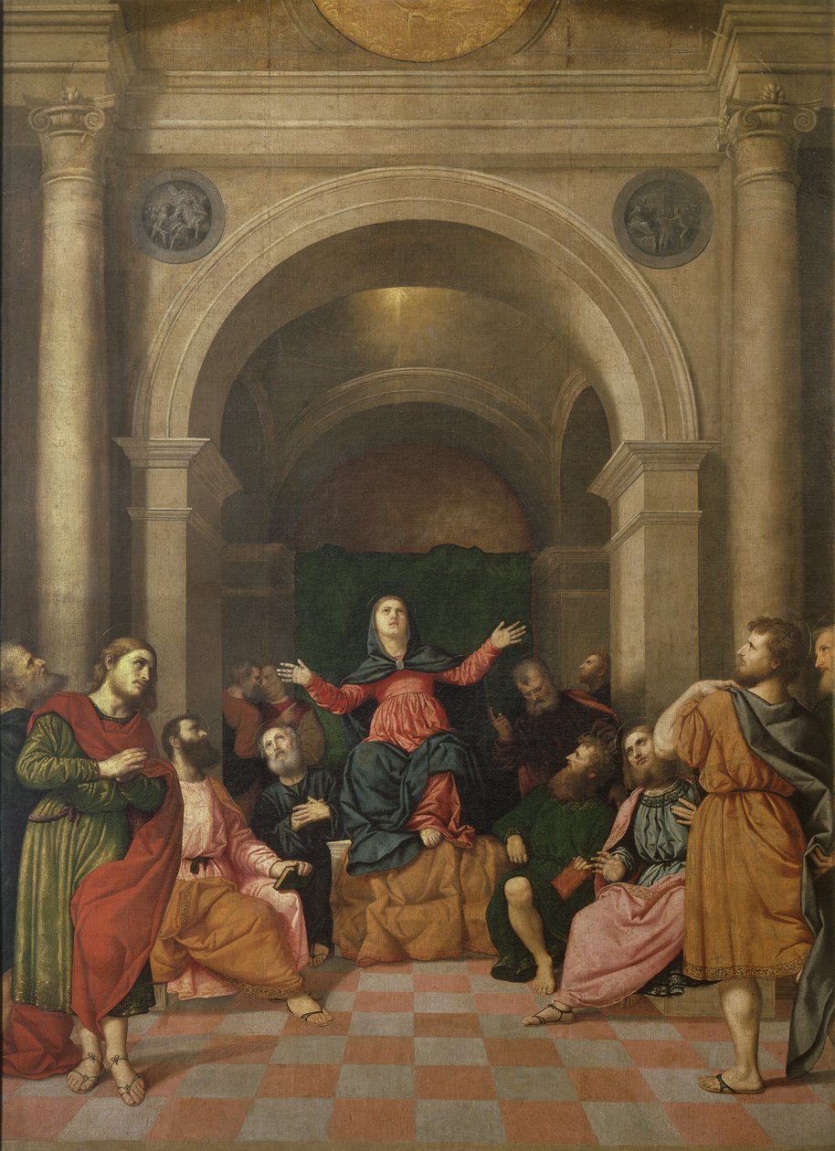 Pentekost by Paris Bordone