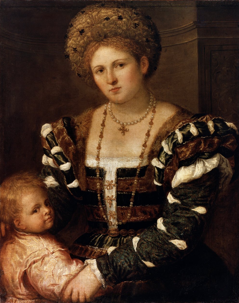 Erkek Çocuklu Bir Kadının Portresi, 1530