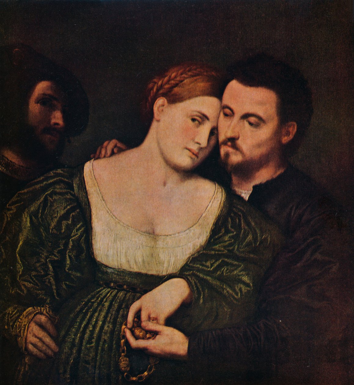 Aşıklar, 1525-1530 c1940 by Paris Bordone