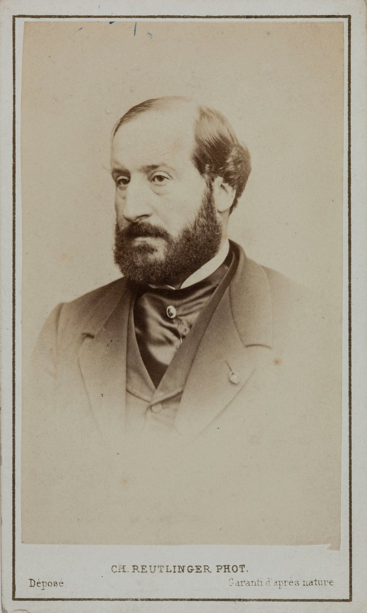 Emile Augier 1820-1889'un Portresi. by Paris . Photo studio Reutlinger