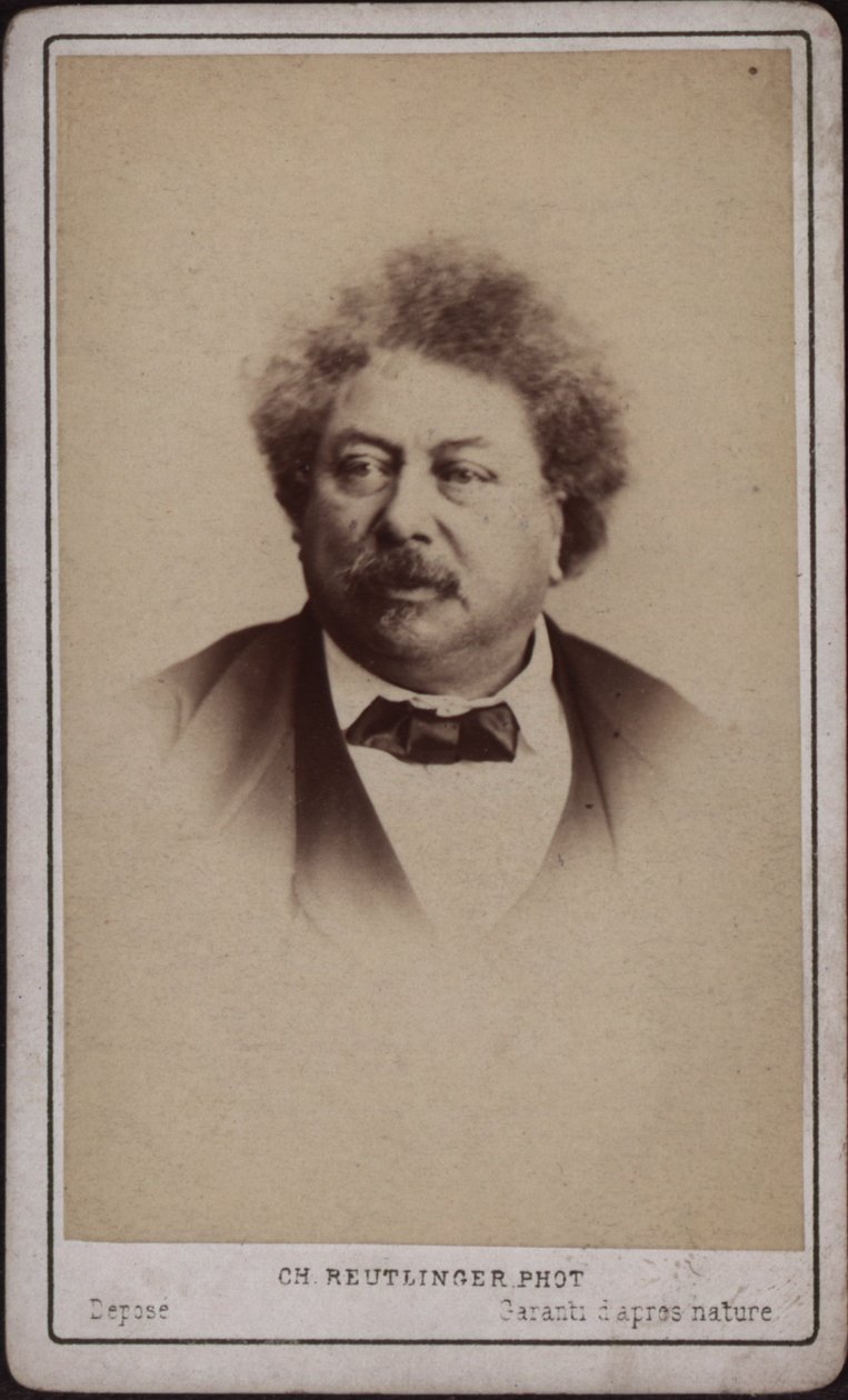 Yazar Alexandre Dumas babası 1802-1870, c. 1868. by Paris . Photo studio Reutlinger