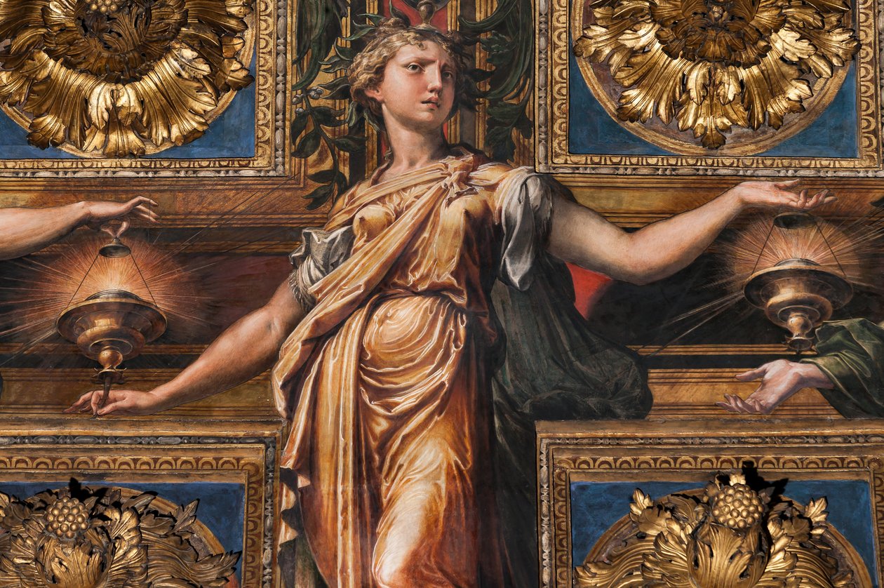 Üç Bilge Bakire ve Üç Aptal Bakire, detay 3660863 by Parmigianino